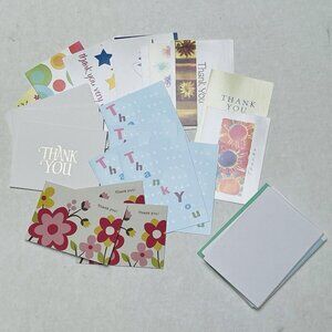 Lot Of Assorted Thank You Cards Greetings Envelopes